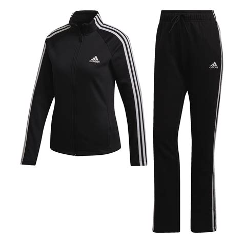 adidas sportanzug damen schwarz weiß|adidas trainingsanzüge kaufen.